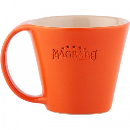 MUG Magrabò Arancio tazza in Grès by Ceramiche Bucci