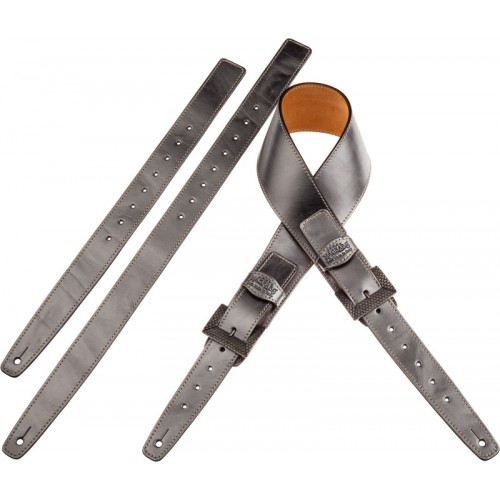 Twin Buckle TS Metallic Steel 7 cm fibbie Scaled Argento